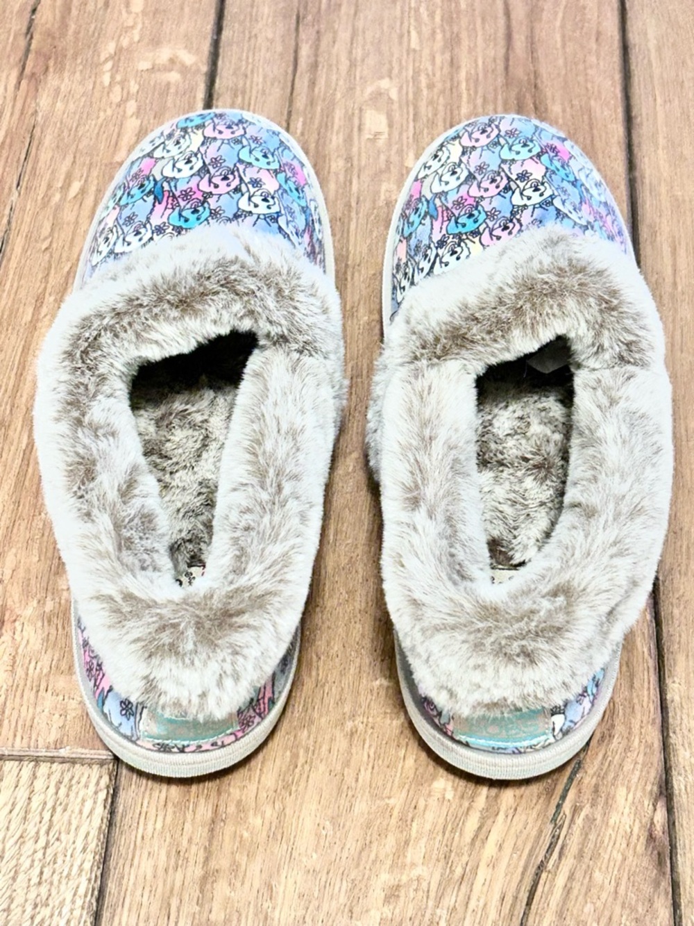 BOBS Skechers Too Cozy Winter Howl Aloha Doodle Slipper Faux Fur Women’s 8 NWOT - Picture 14 of 15